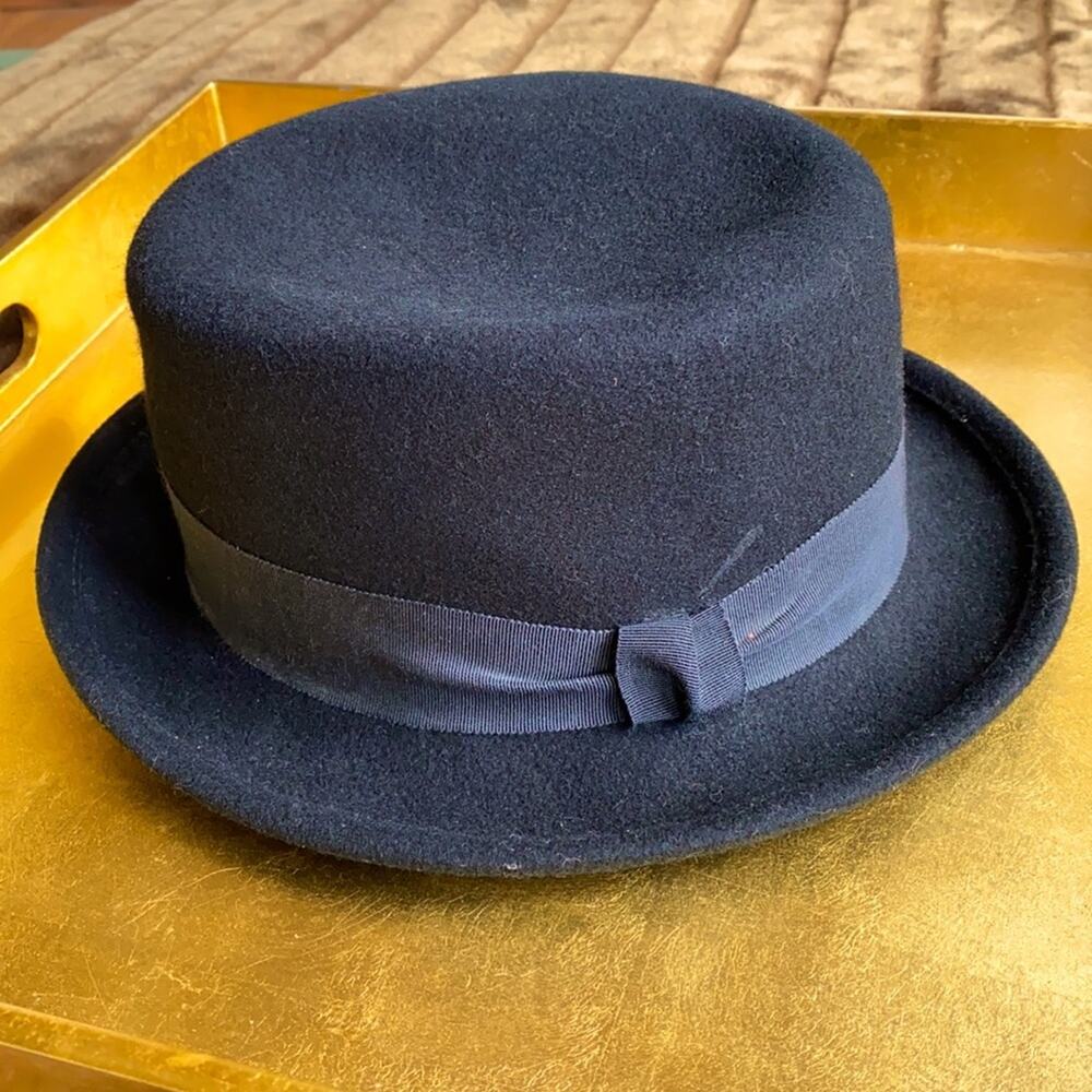Betmar Street Smart Black 100% Wool Felt Hat